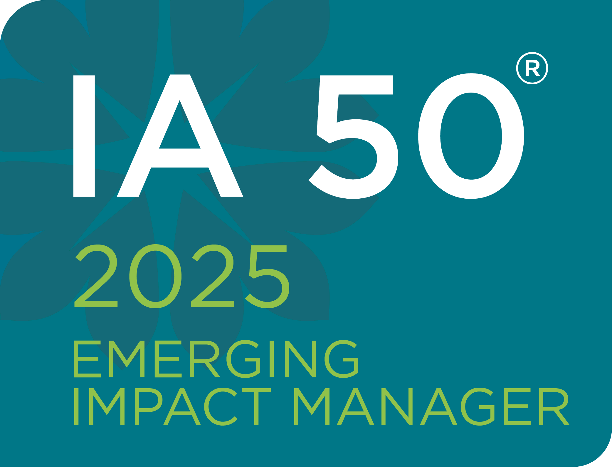 IA 50 2025 Emerging Impact Manager